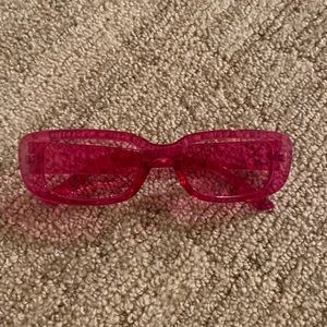 Hot Pink Sunglasses